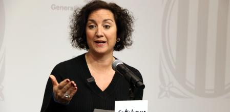 La consellera d'Economia i Finances, Alícia Romero, al Districte Administratiu
